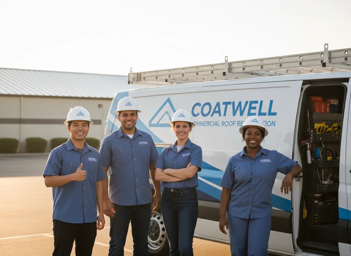 Commercial roof coating company in Addington, OK